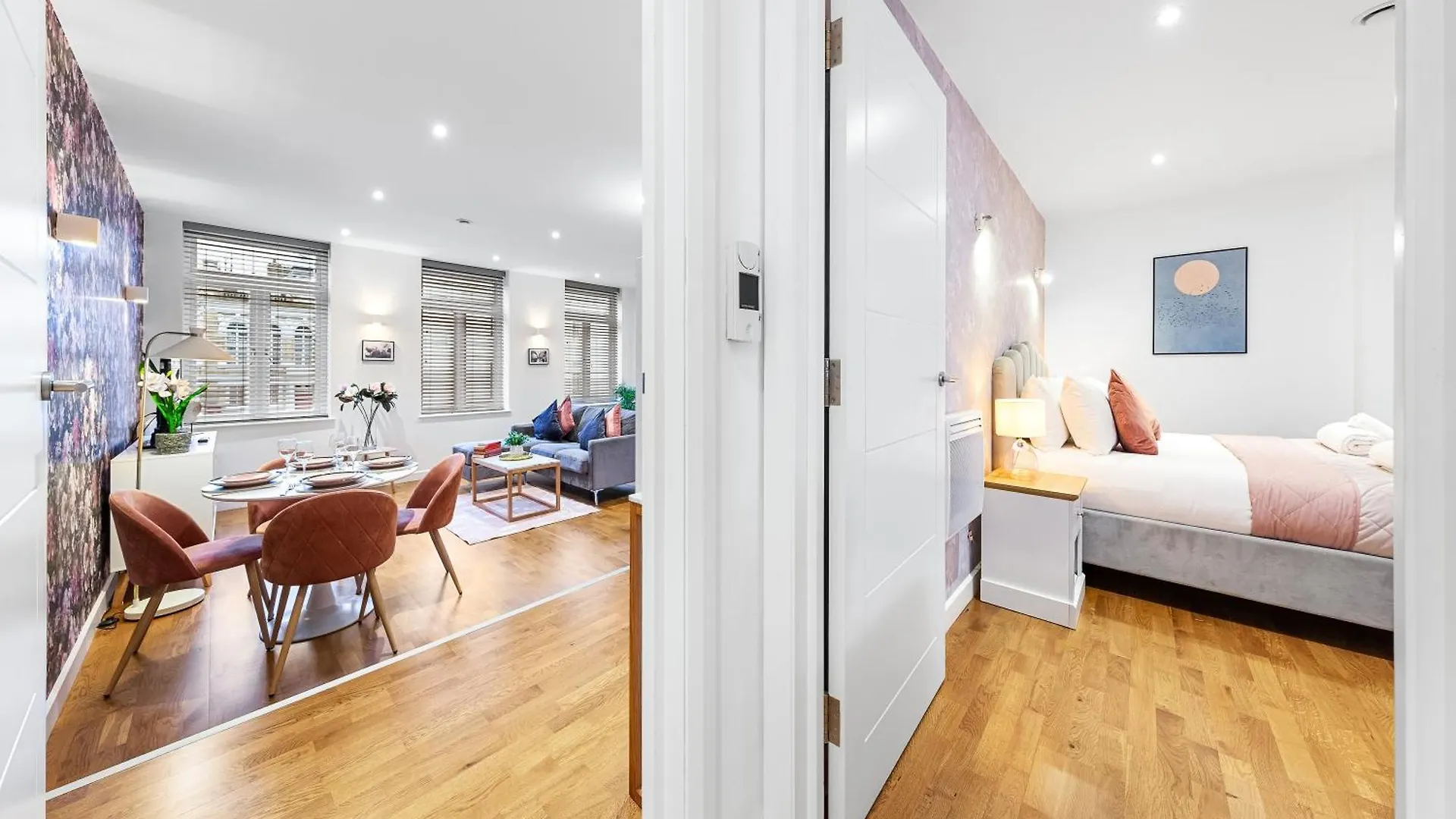 Modern One Bedroom Flat - Near Heathrow, Windsor Castle, Thorpe Park - Staines London Tw18 斯坦斯